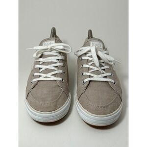Keds Center II Tan Canvas Low Top Sneakers Womens Size 8 WF67057